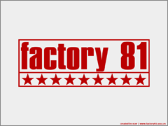 Factory 81 Logo Wallpaper